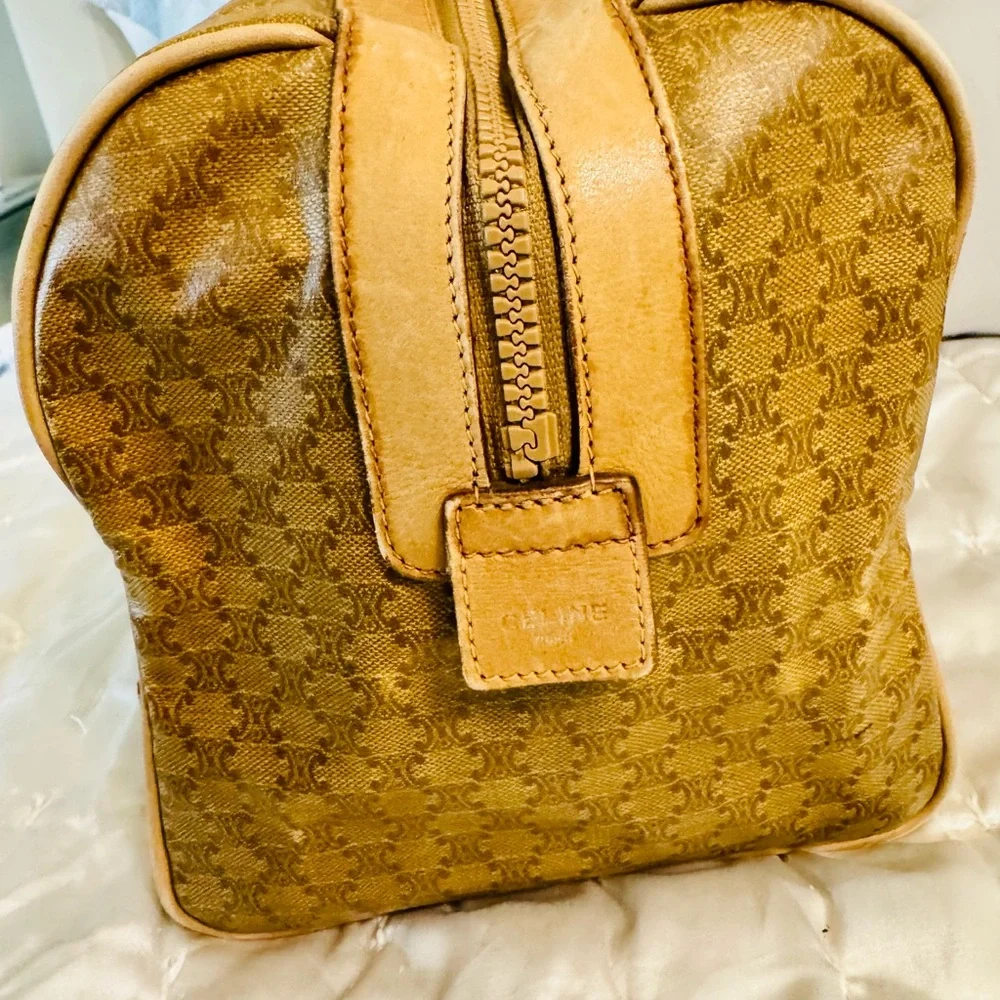 Celine Beige and Tan Satchel - Picture 11 of 16